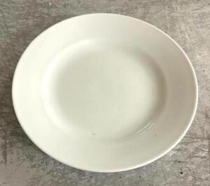 DESCRIPTION: (20) 7" CERAMIC DINNER PLATES SIZE: 7" QTY: 24