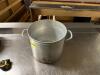 DESCRIPTION: 12" X 10" STAINLESS STOCK POT SIZE: 12" X 10" QTY: 1 - 2