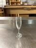 DESCRIPTION: (6) CHAMPAGNE GLASSES QTY: 6 - 3