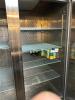 54" TWO DOOR STAINLESS REACH-IN FREEZER ON CASTERS - 8