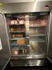 54" TWO DOOR STAINLESS REACH-IN FREEZER ON CASTERS (CONTENTS NOT INCLUDED) - 4