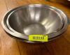 (4) - STAINLESS MIXING BOWLS - 2