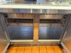 48" 2-DOOR STAINLESS MEGA TOP FRONT BREATHING REFRIGERATED SANDWICH PREP TABLE ON CASTERS - 3