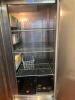 2-DOOR STAINLESS REACH-IN FREEZER ON CASTERS - 4