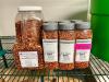 (7) CONTAINERS OF RED PEPPER FLAKES