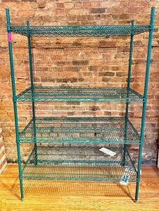 4-TIER WIRE SHELVING UNIT