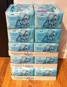 (10) CASES OF LA CROIX SPARKLING WATER