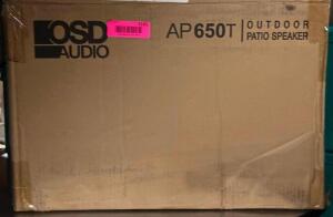 OSD AUDIO AP 650T OUTDOOR PATIO SPEAKERS