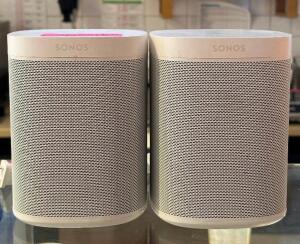 (2) - SONOS ONE SMART SPEAKERS