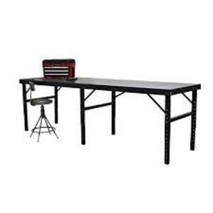 DESCRIPTION: (1) STEEL WORK TABLE BRAND/MODEL: VALLEYCRAFT INFORMATION: BLACK RETAIL$: $921.62 EA SIZE: ADJUSTABLE HEIGHT QTY: 1