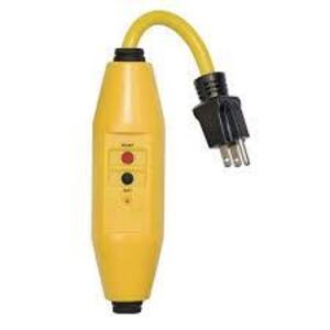 DESCRIPTION: (2) INLINE GFCI, USER ATTACHABLE BRAND/MODEL: TOWER INFORMATION: YELLOW RETAIL$: $58.54 EA QTY: 2