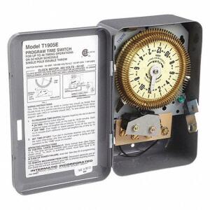 DESCRIPTION: (1) MECHANICAL TIME SWITCH BRAND/MODEL: INTERMATIC #2A512 RETAIL$: $211.81 EA SIZE: STEEL QTY: 1