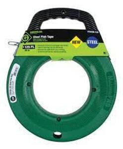 DESCRIPTION: (1) ROLL OF FISH TAPE BRAND/MODEL: GREENLEE #FTS438-125 INFORMATION: STEEL RETAIL$: $71.23 EA SIZE: 125' X 1/8" QTY: 1