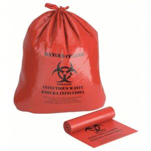DESCRIPTION: (1) CASE OF (50) BIOHAZARD BAGS BRAND/MODEL: 31DL03 INFORMATION: RED RETAIL$: $89.03 TOTAL SIZE: 45 GAL CAPACITY QTY: 1