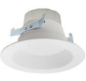 DESCRIPTION: (5) ROUND BAFFLE SUNSET DIMMING INSERT BRAND/MODEL: ELCO LIGHTING #EL410SDW INFORMATION: WHITE RETAIL$: $25.37 EA SIZE: 4" QTY: 5