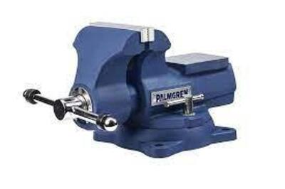 DESCRIPTION: (1) COMBINATION VISE BRAND/MODEL: PALMGREN #19D152 INFORMATION: BLUE RETAIL$: $662.00 EA SIZE: 6" JAW WIDE QTY: 1