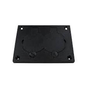 DESCRIPTION: (10) FLOOR COVER PLATE BRAND/MODEL: WIREMOLD #828PR-BL INFORMATION: BLACK RETAIL$: $30.13 EA QTY: 10