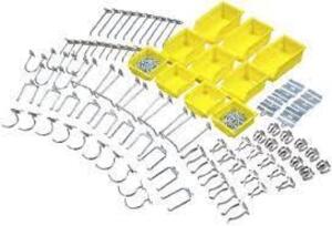 DESCRIPTION: (1) DURAHOOK KITM BINS AND HOOKS BRAND/MODEL: TRITON INFORMATION: YELLOW RETAIL$: $150.67 EA SIZE: ZINC PLATED QTY: 1