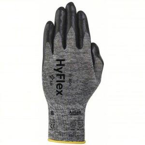 DESCRIPTION: (12) PAIRS OF COATED WORK GLOVES BRAND/MODEL: HYFLEX #5AJ27 INFORMATION: GRAY RETAIL$: $6.25 PER PAIR SIZE: 7 SMALL QTY: 12