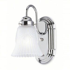 DESCRIPTION: (6) LIGHT FIXTURE BRAND/MODEL: LUMAPRO #4UZJ1 INFORMATION: FROSTED GLASS, CHROME RETAIL$: $84.59 EA QTY: 6