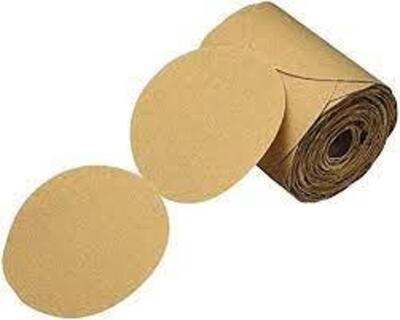 DESCRIPTION: (6) ROLLS OF (175) GOLD PAPER DISC BRAND/MODEL: 3M STIKIT #96434 RETAIL$: $137.00 EA SIZE: 6IN QTY: 6