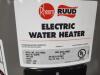 DESCRIPTION: (1) POINT OF USE ELECTRIC WATER HEATER BRAND/MODEL: RHEEM-RUUD #3CFG3 RETAIL$: $1,352.88 EA SIZE: 120V AC, 19.9 gal, 3,000 W, Single Phas - 2