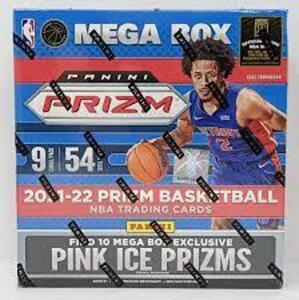 DESCRIPTION: (2) BOXES OF (50) BASKETBALL CARDS BRAND/MODEL: PANINI PRIZM BASKETBALL MEGA BOX RETAIL$: $80.00 EA QTY: 2