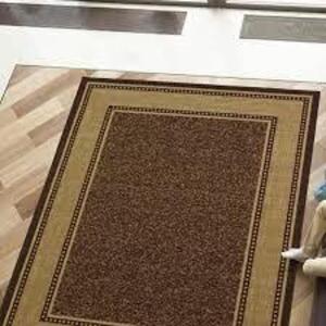 DESCRIPTION: (1) AREA RUG BRAND/MODEL: HOMELAND INFORMATION: BROWN RETAIL$: $106.76 EA SIZE: 5X6 QTY: 1