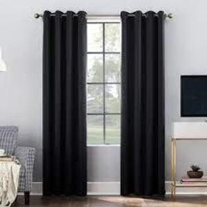 DESCRIPTION: (3) BLACKOUT CURTAINS BRAND/MODEL: SUN ZERO INFORMATION: BLACK RETAIL$: $30.00 EA SIZE: 52X95 QTY: 3