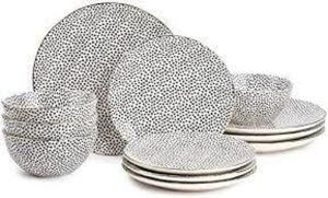 DESCRIPTION: (1) 12 PIECE DINNERWARE SET BRAND/MODEL: THYME AND TABLE INFORMATION: POLKA DOT RETAIL$: $54.00 EA QTY: 1