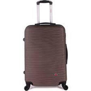 DESCRIPTION: (1) LARGE PLASTIC LUGGAGE BRAND/MODEL: INUSA ROYAL INFORMATION: BROWN RETAIL$: $86.99 EA QTY: 1