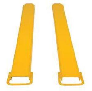 DESCRIPTION: (2) FORK EXTENSIONS BRAND/MODEL: ULINE #H-1501 INFORMATION: YELLOW RETAIL$: 300 SIZE: 60IN QTY: 2