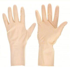 DESCRIPTION: (1) CASE OF (200) DISPOSABLE GLOVES BRAND/MODEL: ACCUTECH #35ZF06 RETAIL$: $475.24 EA SIZE: Sterile, 9 mil, Latex, S ( 7 1/2 ), Grain, Fi