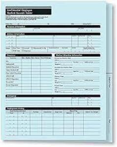 DESCRIPTION: (6) PACKS OF (25) CONFIDENTIAL EMPLOYEE MEDICAL RECORDS FOLDER BRAND/MODEL: COMPLYRIGHT INFORMATION: BLUE RETAIL$: $70.00 EA QTY: 6