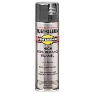 DESCRIPTION: (2) HIGH PERFORMANCE ENAMEL BRAND/MODEL: RUST-OLEUM INFORMATION: GREY RETAIL$: $10.00 EA SIZE: 15 OZ QTY: 2