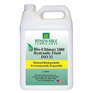 DESCRIPTION: (1) HYDRAULIC OIL BRAND/MODEL: RENEWABLE OIL #2NMV8 RETAIL$: $66.45 EA SIZE: 1 GALLON QTY: 1