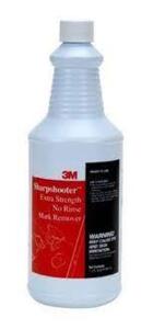 DESCRIPTION: (6) EXTRA STRENGTH NO RINSE MARK REMOVER BRAND/MODEL: 3M SHARPSHOOTER RETAIL$: $10.00 EA SIZE: 1 QT QTY: 6