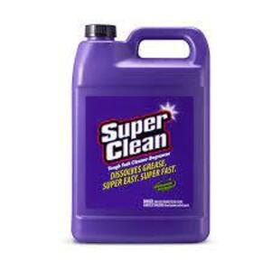 DESCRIPTION: (2) TOUGH TASK CLEANER DEGREASER BRAND/MODEL: SUPER CLEAN #551260620 RETAIL$: $10.00EA SIZE: 1 GALLON QTY: 2