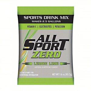 DESCRIPTION: (1) CASE OF APPROX (10) SPORTS DRINK MIX POWDER CONCENTRATE BRAND/MODEL: ALL SPORT #491N28 INFORMATION: BLUE RAZ RETAIL$: $6.12 EA SIZE: