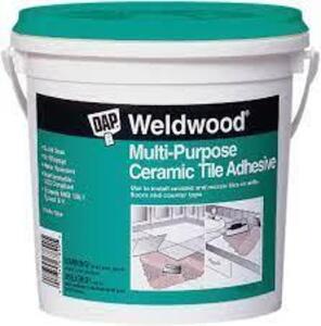 DESCRIPTION: (2) MULTI-PURPOSE FLOOR ADHESIVE BRAND/MODEL: WELDWOOD RETAIL$: $50.00 EA SIZE: 1 GALLON QTY: 2