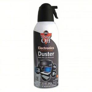 DESCRIPTION: (6) ELECTRONICS COMPRESSED GAS DUSTER BRAND/MODEL: DUST OFF #40KJ49 RETAIL$: $11.44 EA SIZE: 10 OZ QTY: 6