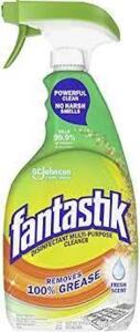 DESCRIPTION: (6) DISINFECTANT MULTI PURPOSE CLEANER BRAND/MODEL: FANTASTIK INFORMATION: LEMON RETAIL$: $7.58 EA SIZE: 32 OZ QTY: 6