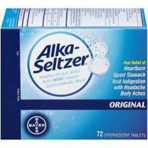 DESCRIPTION: (2) BOXES OF (72) ANTACID TABLETS BRAND/MODEL: ALKA-SELTZER RETAIL$: $12.00 EA QTY: 2