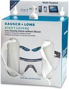 DESCRIPTION: (2) LENS CLEANING STATION BRAND/MODEL: BAUSCH + LOMB RETAIL$: $14.88 EA SIZE: 16 OZ QTY: 2