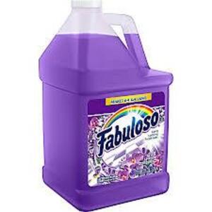 DESCRIPTION: (2) MULTI PURPOSE CLEANER CONCENTRATE BRAND/MODEL: FABULOSO INFORMATION: LAVENDER, MAKES UP TO 64 GALLONS OF CLEANER RETAIL$: $42/EA SIZE