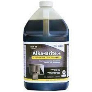 DESCRIPTION: (2) CONDENSER COIL CLEANER BRAND/MODEL: NU-CALGON ALKA-BRITE #4120-08 RETAIL$: $25.00 EA SIZE: 1 GALLON QTY: 2