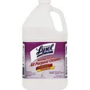 DESCRIPTION: (1) ANTIBACTERIAL ALL PURPOSE CLEANER BRAND/MODEL: LYSOL RETAIL$: $24.71 EA SIZE: 1 GALLON QTY: 1