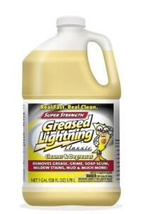 DESCRIPTION: (2) CLEANER AND DEGREASER BRAND/MODEL: SUPER STRENGTH GREASED LIGHTING RETAIL$: $14.12 EA SIZE: 1 GALLON QTY: 2