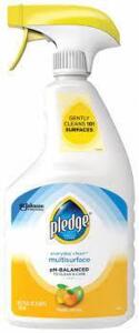 DESCRIPTION: (6) MULTI SURFACE PH-BALANCED SPRAY CLEANER BRAND/MODEL: PLEDGE #794UP7 INFORMATION: FRESH CITRUS RETAIL$: $11.00 EA SIZE: 25 OZ QTY: 6