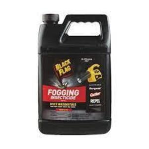 DESCRIPTION: (2) FLYING INSECT KILLER DRY FOG BRAND/MODEL: BLACK FLAG #6FJE9 INFORMATION: DEET FREE RETAIL$: $23.11 EA SIZE: 1 GALLON QTY: 2